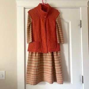 Anthropologie Knitted Knotted Sweater Dress